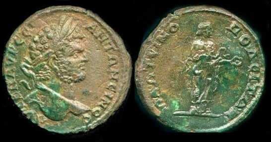 Plotinopolis Varbanov 1860 Caracalla AE27 of Plotinopolis, Thrace