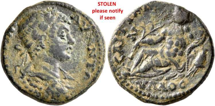 Saitta Waddington 5181 (2) Caracalla AE19 of Saitta, Lydia