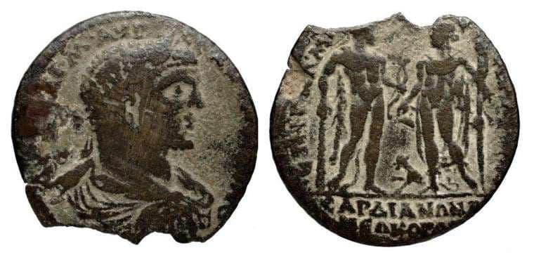 Sardes Mionnet IV, 746 Caracalla AE36 of Sardes, Lydia