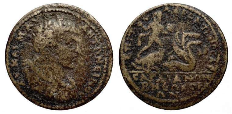 Sardes Waddington 5265 Caracalla, AE30 of Sardes, Lydia