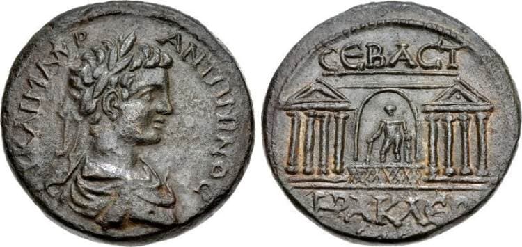 Sebastopolis SNG France VII 1911 Caracalla, AE27 of Sebastopolis-Herakleopolis, Pontus