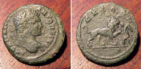 Serdica Moushmov 4851 Caracalla AE19 of Serdica, Thrace