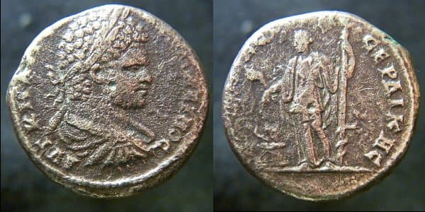 Serdica Moushmov 4836 Caracalla Brass AE29 of Serdica, Thrace