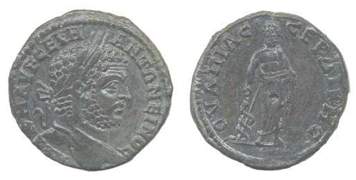 Serdica Moushmov 4814a Caracalla AE 30 of Serdica, Thrace