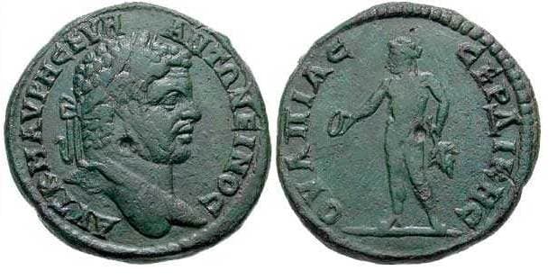 Serdica Moushmov 4806 Caracalla AE32 of Serdica, Thrace