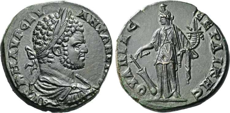 Serdica Ruzicka 328 Caracalla, AE28 of Serdica, Thrace