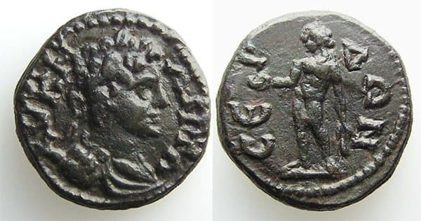 Serdica Varbanov 2045v Caracalla, AE17 of Serdica, Thrace