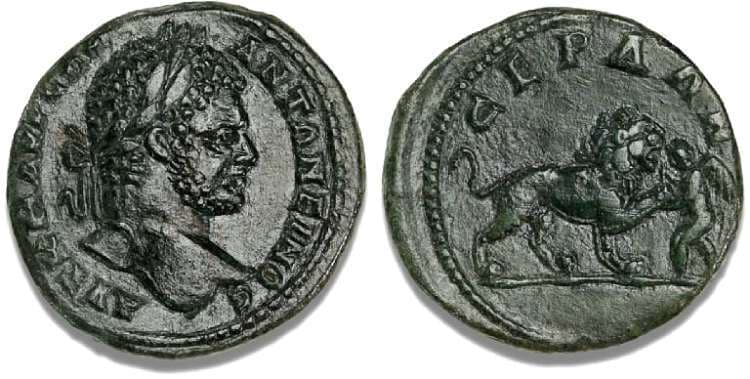 Serdica Varbanov 2079 Caracalla, AE31 of Serdica, Thrace