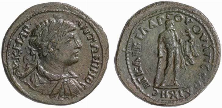 Serdica Varbanov 2124 Caracalla, AE32 of Serdica, Thrace