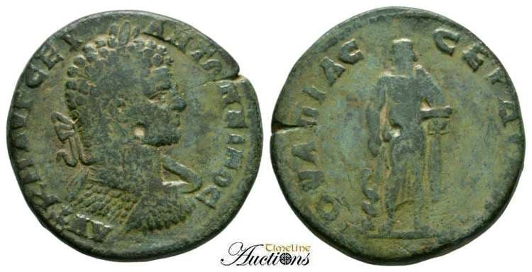 Serdica Varbanov 2201 Caracalla, AE28 of Serdica, Thrace