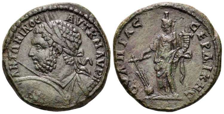 Serdica Varbanov 2471 Caracalla, AE30 of Serdica, Thrace