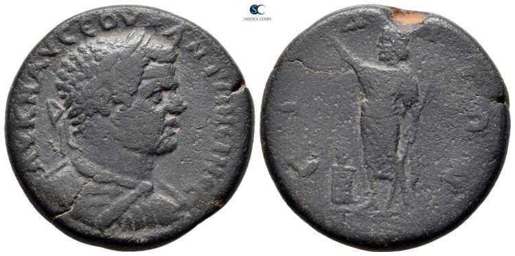 Side Lindgren 1164 Caracalla AE31 of Side, Pamphylia