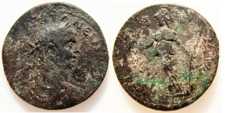 Side Milne 4 cf Caracalla, AE34 of Side, Pamphylia