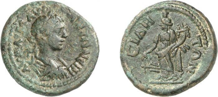 Side SNG BN 827corr Caracalla, AE of Side, Pamphylia