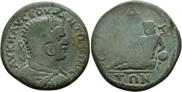Side SNG Pfalz 699 Caracalla, AE30 of Side, Pamphylia