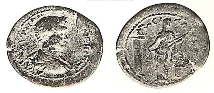 Sillyum Hecht 14 Caracalla, AE38 of Sillyum, Pamphylia