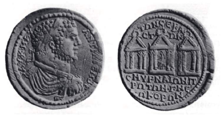Smyrna BMC 416 Caracalla, AE35 of Smyrna, Ionia