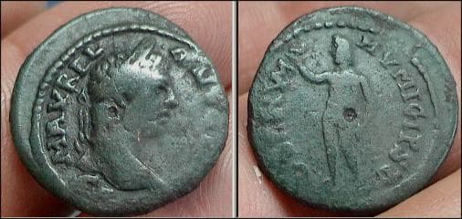 Stobi Moushmov 6557 Caracalla AE25 of Stobi