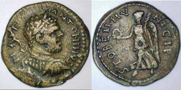 Stobi Varbanov 4062 Caracalla, AE23 of Stobi, Macedonia