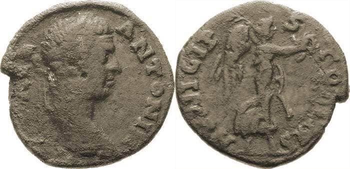 Stobi Varbanov 4073 (2) Caracalla AE 22 of Stobi, Macedonia
