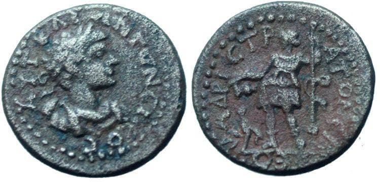 Stratonikeia- Hadrianopolis Lindgren III 525 (2) Caracalla, AE of Stratonikeia-Hadrianopolis, Lydia