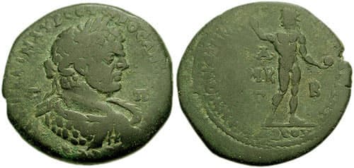 Tarsos SNG Lev 1044 Caracalla AE 33mm of Tarsus, Cilicia