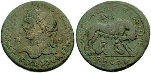 Tarsos SNG Lev 1053 Caracalla AE 33mm of Tarsus, Cilicia