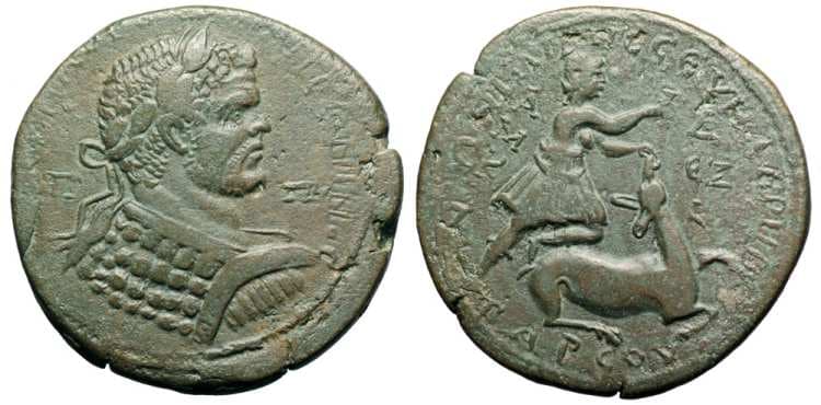 Tarsos Arslan 16 Caracalla, AE33 of Tarsos, Cilicia