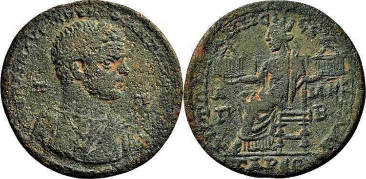 Tarsos Cox 190 Caracalla, AE33 of Tarsos, Cilicia