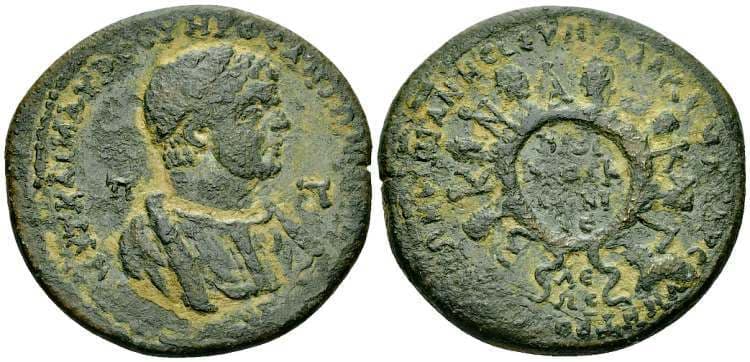 Tarsos SNG vA 6018 Caracalla AE35 of Tarsos, Cilicia