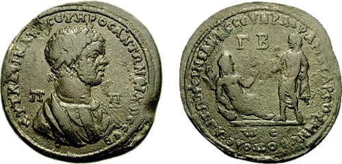 Tarsus SNG Lev 1063 Caracalla AE 32mm of Tarsos, Cilicia