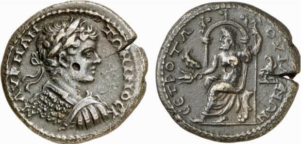 Tavium BMC 17 Caracalla, AE27 of Tavium, Galatia