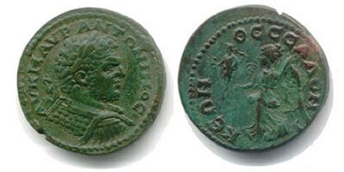 Thessalonica Varbanov 4409 Caracalla, AE26 of Thessalonica, Macedonia