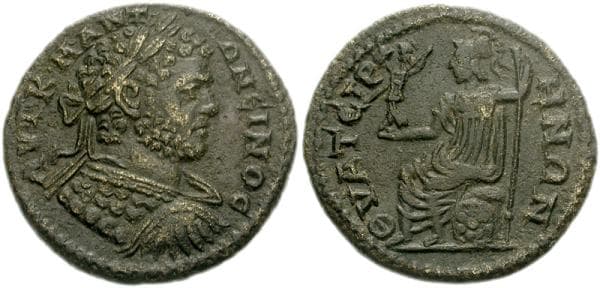 Thyateira BMC 100 Caracalla AE 26mm of Lydia, Thyateira