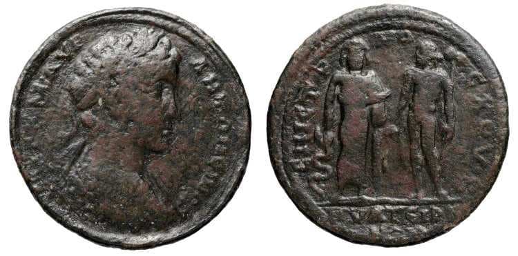 Thyateira Mionnet IV, 956 Caracalla, AE39 of Thyateira, Lydia