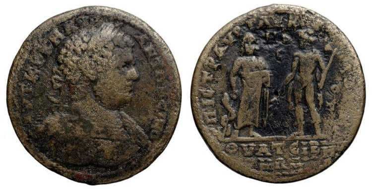 Thyateira Waddington 5368 Caracalla, AE34 of Thyateira, Lydia