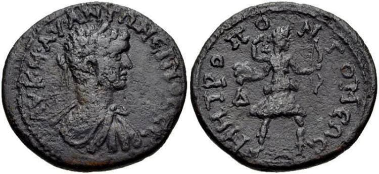 Tomis AMNG 2846 Caracalla, AE26 of Tomis, Thrace