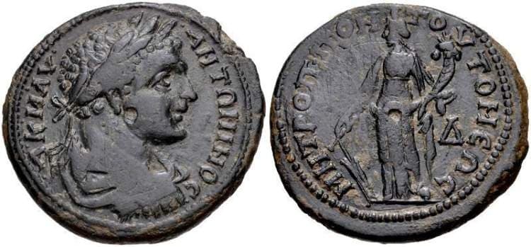 Tomis AMNG 2896 Caracalla, AE29 of Tomis, Thrace