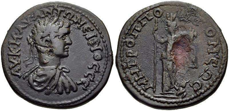 Tomis AMNG 2898 Caracalla, AE of Tomis, Thrace