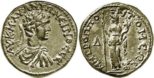 Tomis Varbanov 4923 Caracalla AE22 of Tomis, Thrace