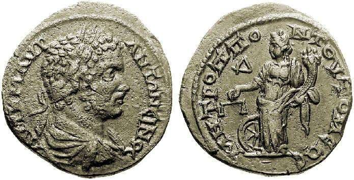 Tomis Varbanov 4987 Caracalla, AE 26mm, 4 Assaria, of Tomis, Thrace
