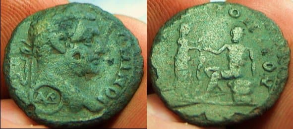 Topiros Moushmov 4975cf Caracalla AE23 of Topiros, Thrace