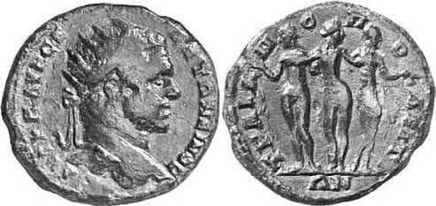 Trajanopolis Varbanov 2857 Caracalla, AE30 of Trajanopolis, Thrace