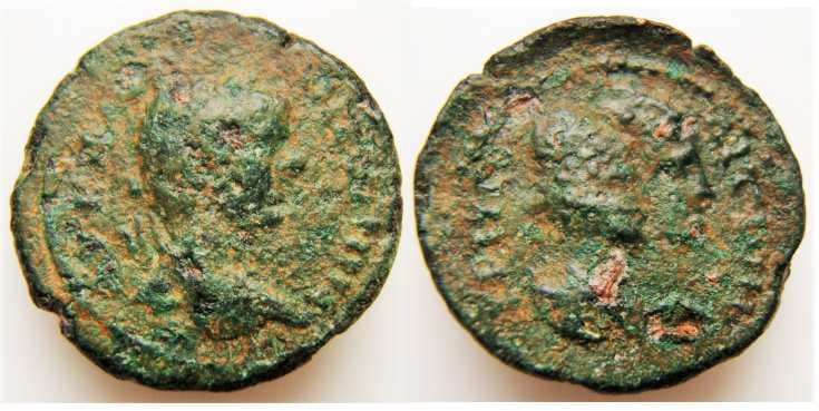 Tripolis Phoenicia Babelon Perses 1949 Caracalla AE19 of Tripolis, Phoenicia