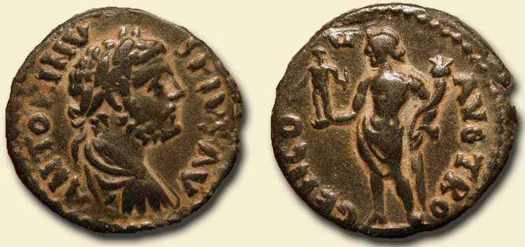 Alexandria Troas LandK 331 Caracalla AE22 of Alexandria Troas