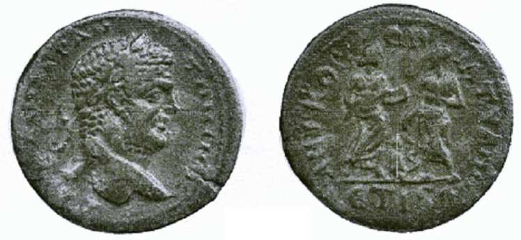 Tyana Cox 236 Caracalla AE30 of Tyana, Cappadocia