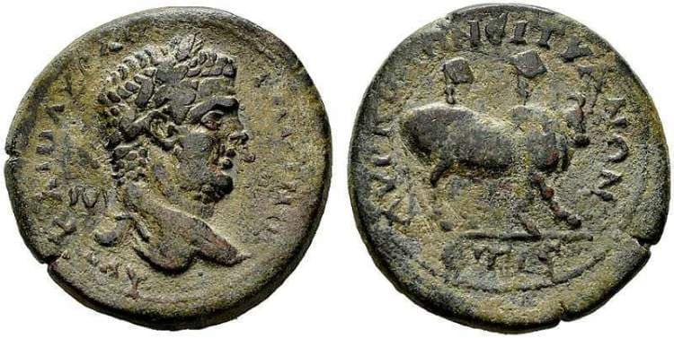 Tyana SNG vA 6550 var Caracalla, AE25 of Tyana, Cappadocia