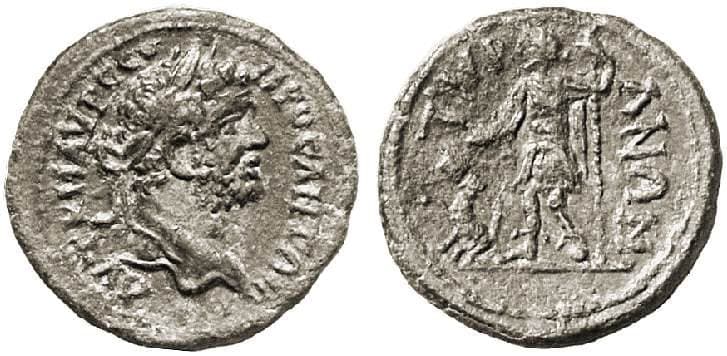 Tyra Lanz 112-661 Caracalla, AE26 of Tyra, Sarmatia