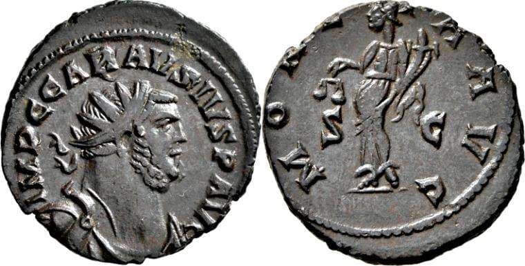 Peus 419, 619 Carausius, AE antoninianus