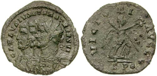 RIC 2 var Carausius, Diocletian and Maximianus AE Antoninianus